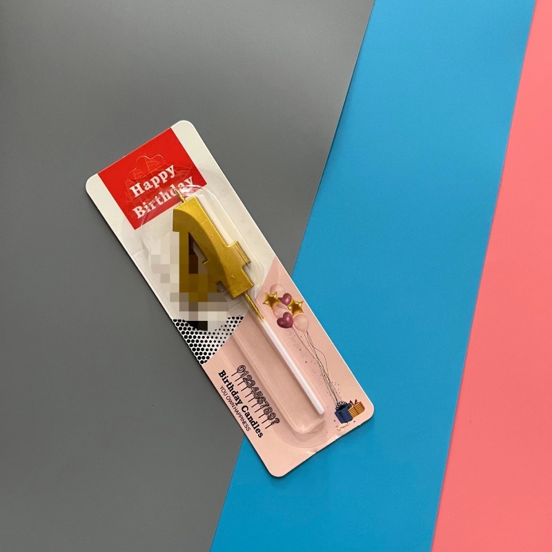 Dijamantna sveća u individualnom pakovanju - Pravi plamen sveće za rođendanske torte, pogodne za upotrebu, vosak (bez) za torte i sveće - Dekoracija za rođendanske zabave