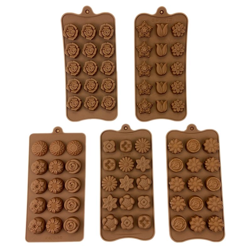 Kalupi u obliku dugmeta za pravljenje kolača i čokolade