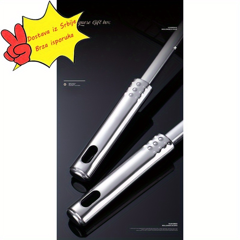 Špatula za prženje od nerđajućeg čelika | 304 Nerđajući čelik, Multifunkcionalni kuhinjski pribor za kuvanje, prženje ribe, ceđenje vrućeg lonca, kašike za povrće i supu