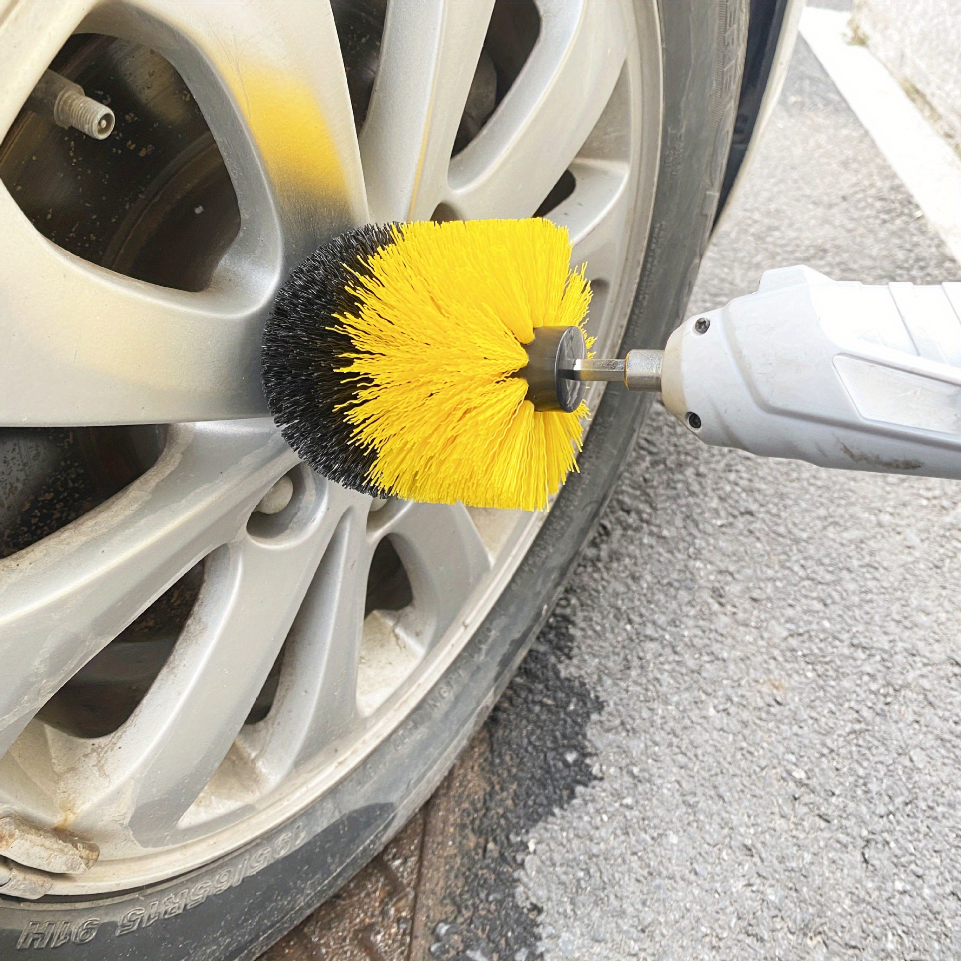 Set električnih glava četke za čišćenje za kuću i auto, uključujući glave četke za bušilicu