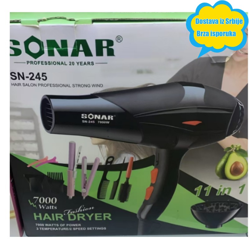 Fenovi za kosu pogodni za hotele, kućnu upotrebu, generatore, studentske domove i za studente