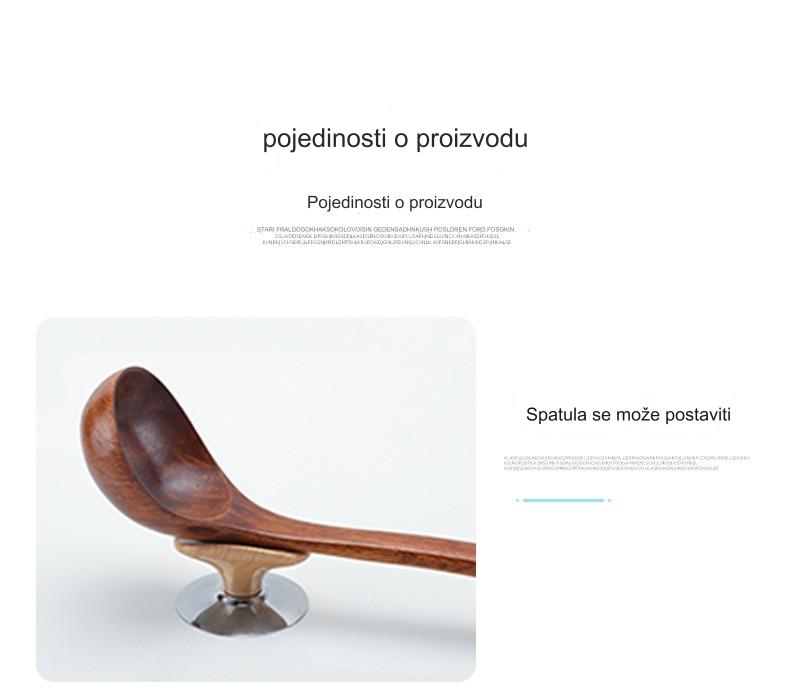 Izdržljiv i otporan na toplotu set alata za jaja sa drvenom drškom i univerzalnim poklopcem | Aluminijumski materijal, pogodan za kontakt