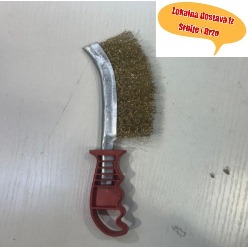 Žičana četka sa ručkom, alat za čišćenje, žičana četka nož, četka za uklanjanje rđe za roštilje, industrijska žičana četka za čišćenje