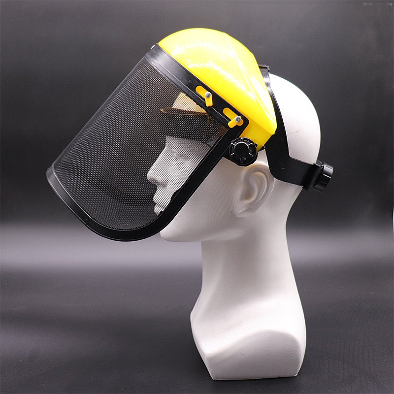 Zaštitna maska sa čeličnom mrežom za glavne kosilice, dizajnirana da bude zaštitna i otporna na udarce, služi kao zaštitna ekrana i šešir od slamke za baštu