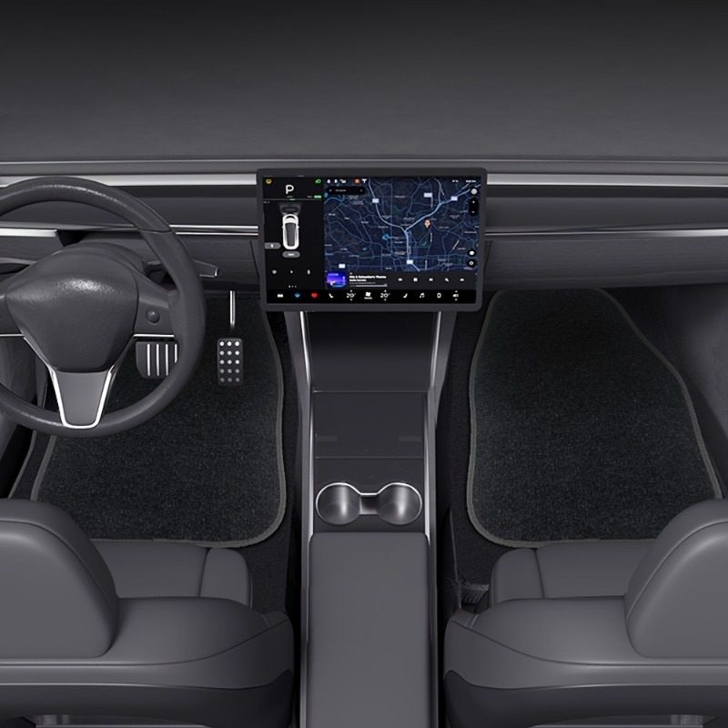 4 komada podnih prostirki, jednostavni stil, prostirke za prednje i zadnje sedište, enterijer dodatak