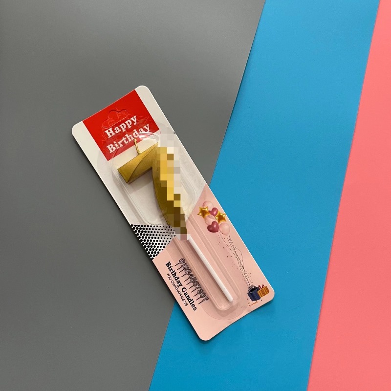 Dijamantna sveća u individualnom pakovanju - Pravi plamen sveće za rođendanske torte, pogodne za upotrebu, vosak (bez) za torte i sveće - Dekoracija za rođendanske zabave