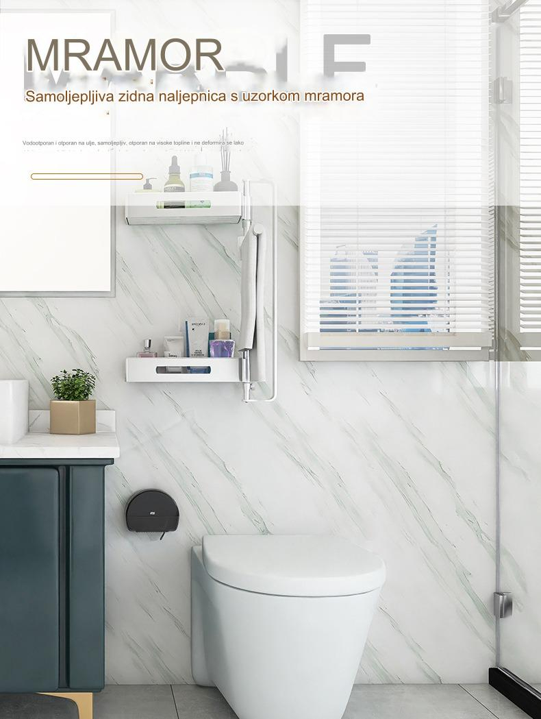 Vodootporne i ulje-otporne samolepljive pločice za dekoraciju kuhinje | Zadebljane i uklonjive zidne nalepnice, gumeni materijal