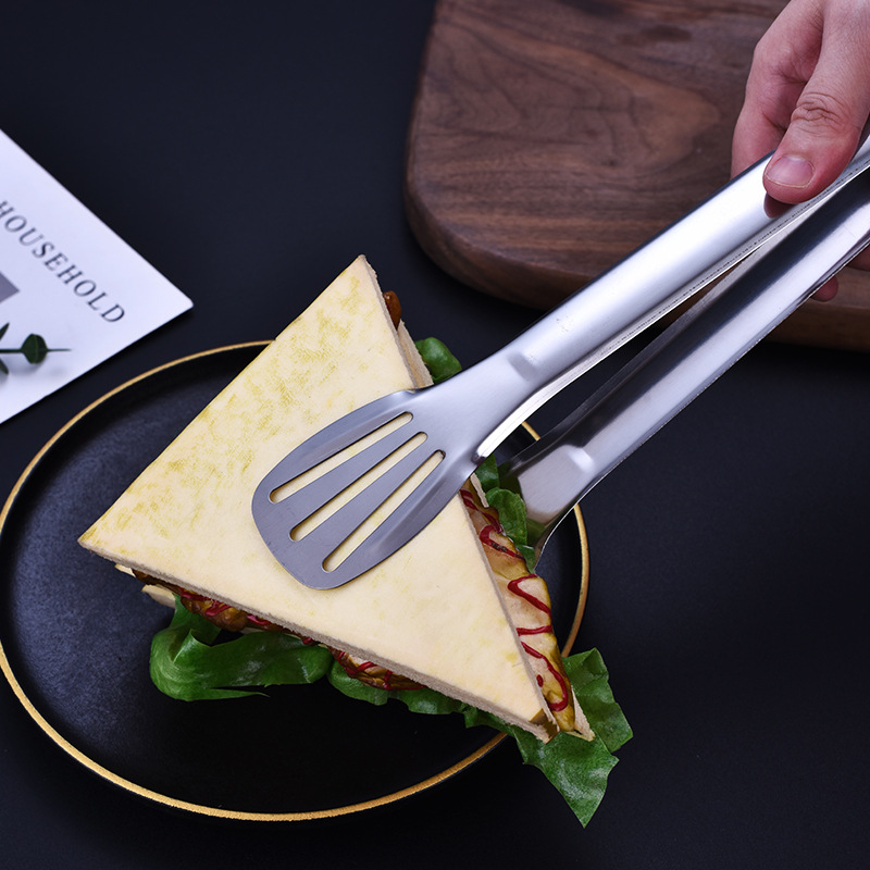 Robusna 304 Nerđajuća Čelična Klip za Hranu - Ojačani Protivopekli Roštilj Klip sa 3-Žičnim Zaključavanjem za BBQ Steak, Serviranje na Švedskom Stolu, Roštiljanje & Piknike - Drži za & Na Otvorenom (Izdržljiva Stezaljka)