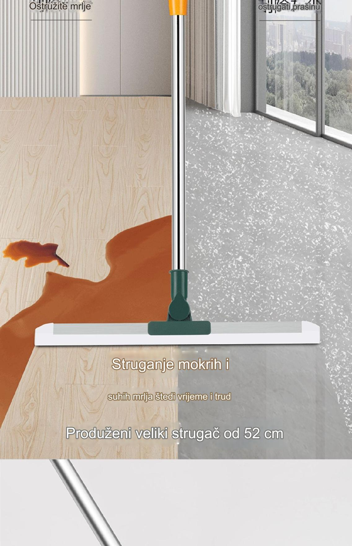 Magična metla i strugač za vodu – Dvofunkcijski ručni čistač