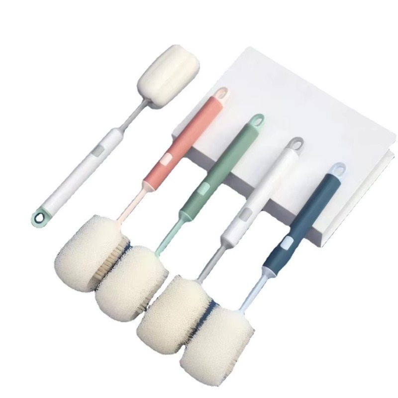 Četka za čaše, Četka za flaše, Četka za vinske čaše | Plastična zamenska glava četke za uklanjanje za termos i čaše za vodu, Nenapunjena