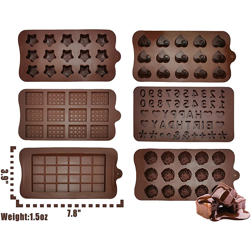 Kalupi u obliku dugmeta za pravljenje kolača i čokolade