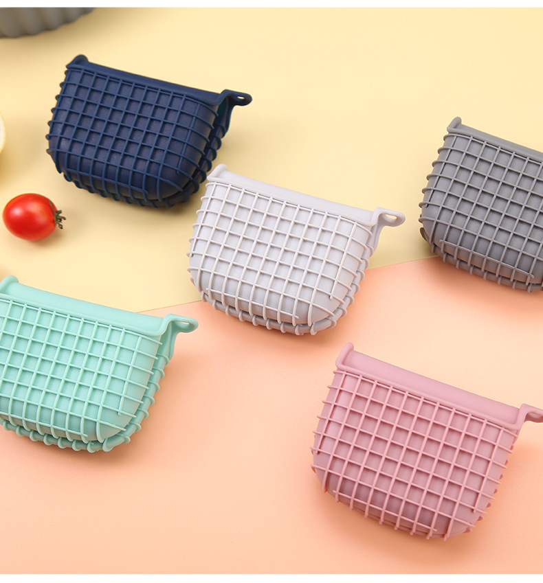 Rukavice za rernu otporne na toplotu sa neklizajućim silikonskim rešetkama | Silikonski materijal, isključivo ručno pranje za pečenje i kuvanje