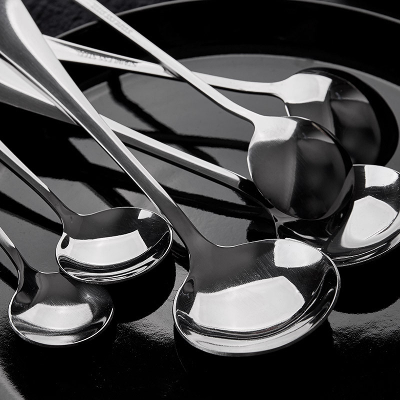 Kompletan set za večeru - Čelični pribor za jelo visoke izdržljivosti sa noževima za biftek, viljuškama, kašikama, priborom za kafu i desert, pogodan za restorane, ugostiteljstvo - Izdržljiv i higijenski pribor za sto