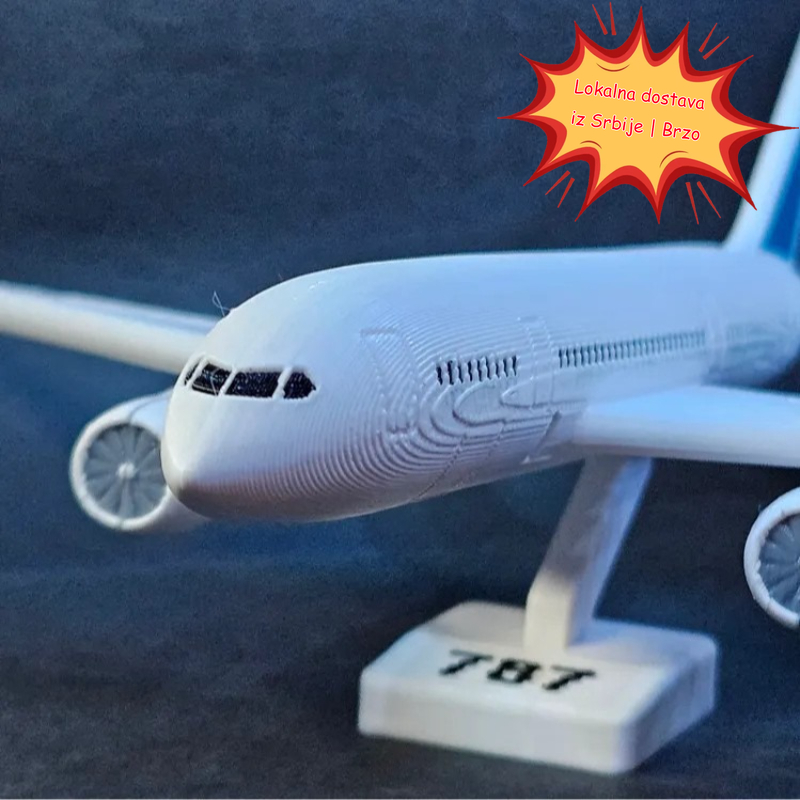 Zabavni 3D pokretni avio modeli, ukrasi, model 787 aviona set kartica / An-2 aviona set kartica