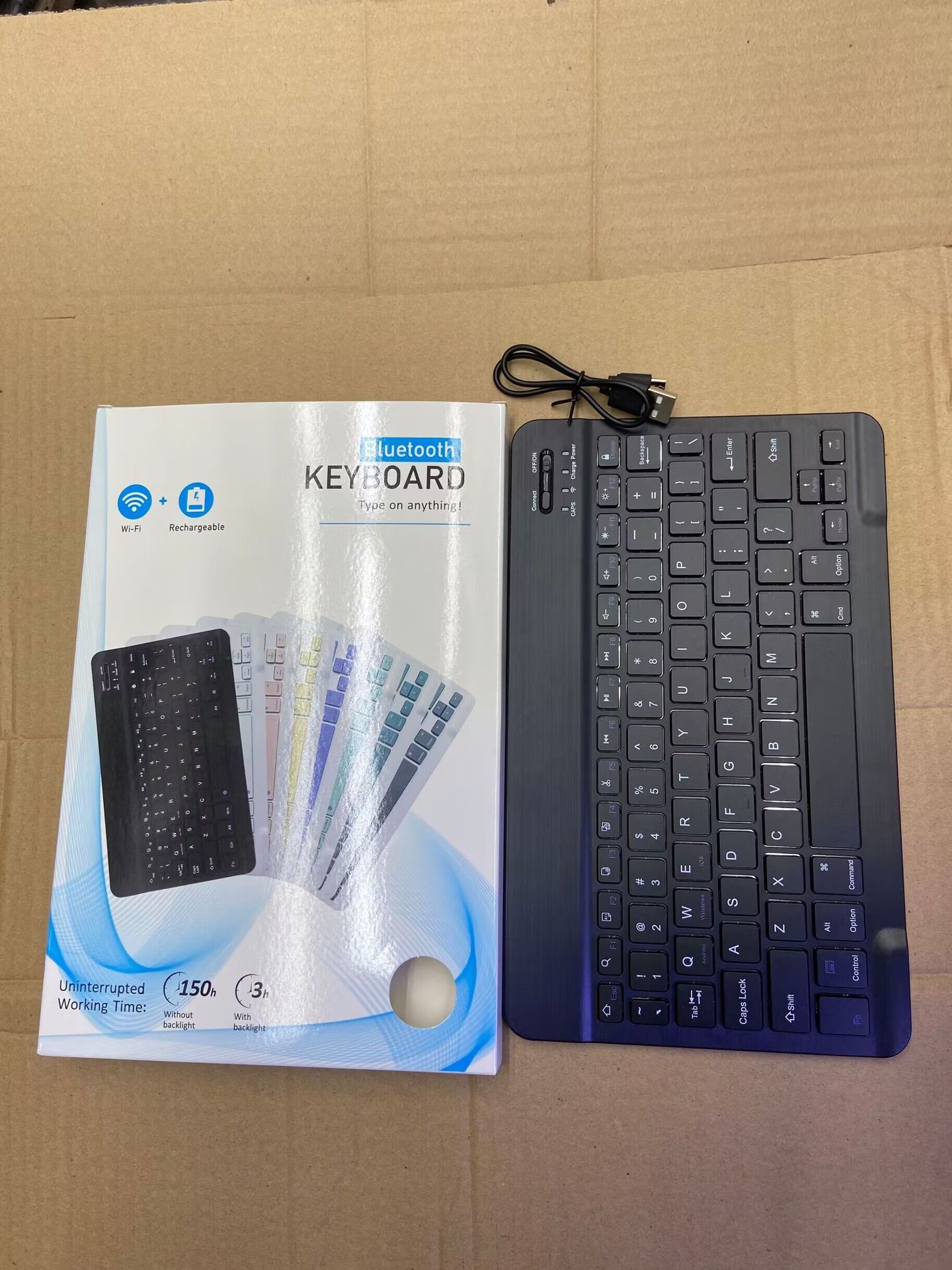 10 Inch Univerzalna Bežična Tastatura za Tablet Telefon PC 3 Sistemi Mini Prenosiva Bežična Tastatura, Bežična Tastatura za Tablet, Bežična Tastatura za Tablet, Bežična Tastatura za Android, Bežične Tastature, Bežična Tastatura Bežična Tastatura za Telefon