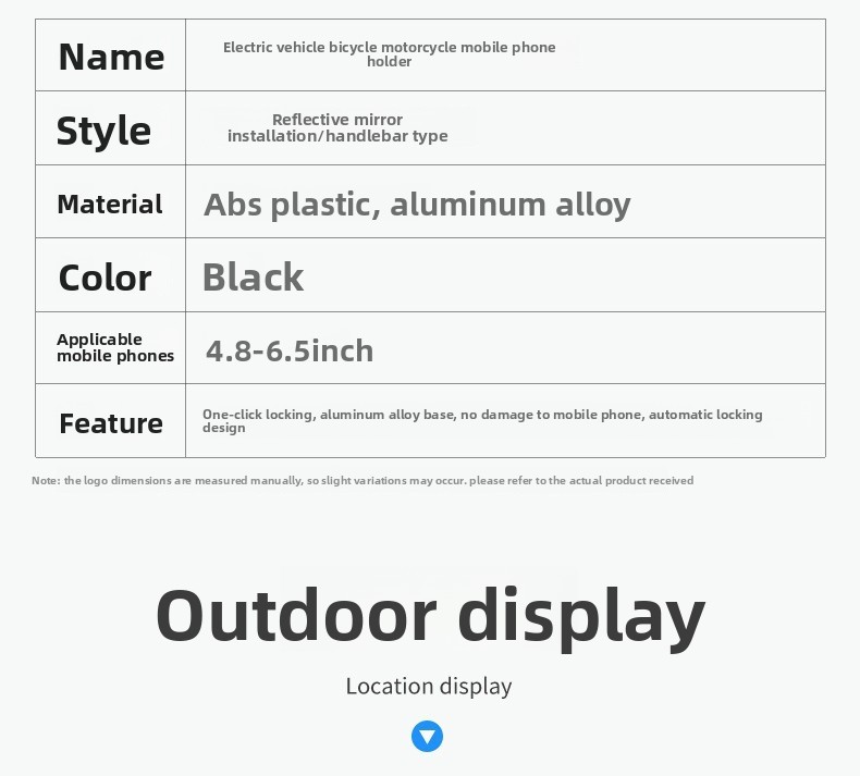 Univerzalni antivibracioni držač za telefon za motocikl, bicikl, električni skuter, šok-otporni nosač za volan za vozače, siguran držač za telefon, držač za telefon za bicikl, dodatak za motocikl, šok-otporna ručka