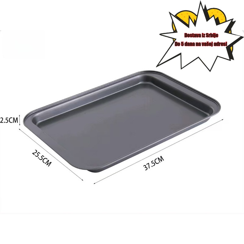 Jedan veliki pravougaoni peć za pečenje od karbonskog čelika - Veliki pravougaoni pećni lonac bez lepljenja za kolače, kolače, roštilj - Teške ivice za ravnomerno grejanje - Idealno za kuću, komercijalne kuhinje, zabave, svakodnevnu upotrebu - Jednostavno čišćenje i izdržljiv bakovski pribor - Dostupne više veličina - Svestran za povrće, kolače i desert - Čvrsta konstrukcija sa glatkom površinom - Ravnomerno grejanje za savršeno pečenje - Kompaktno skladištenje - Materijal od karbonskog čelika