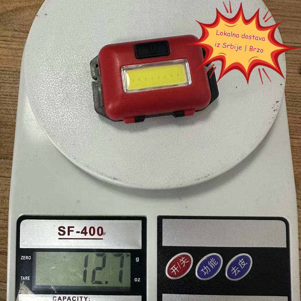 2 kom./5 kom. Mini LED čeona lampa sa /- svetlom, niskog napona (do 36V) za kampovanje, planinarenje, biciklizam, noćni ribolov - bešumna čeona lampa sa udobnom plastičnom trakom za glavu, za unutrašnje i spoljašnje aktivnosti