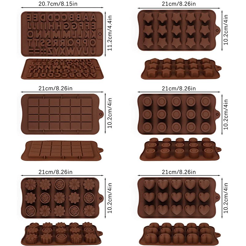 Kalupi u obliku dugmeta za pravljenje kolača i čokolade