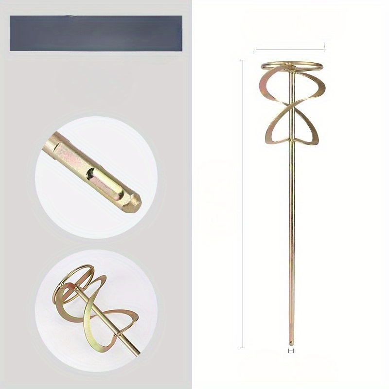 Štap za mešanje cementnog kremastog praha, štapić za mešanje kremaste paste, pepeljasta, štap za mešanje bušilice, električna bušilica