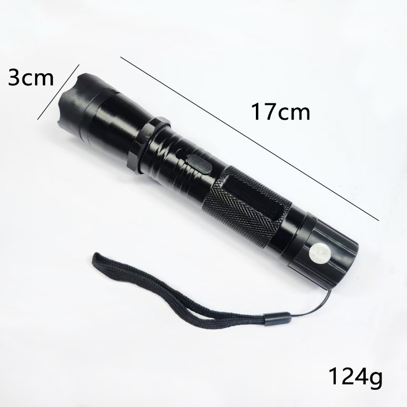Model 1101 LED baterijska lampa velike snage sa kućištem od legure aluminijuma, dizajnirana za kampovanje na otvorenom, planinarenje i hitne slučajeve