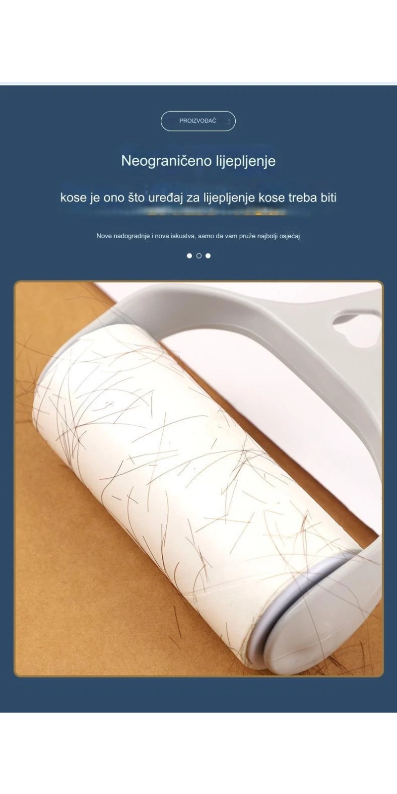 Za kućne ljubimce i vlasnike - Instant sprej/losion za uklanjanje dlaka - Brzo uklanjanje mrlja sa odeće, nameštaja, tkanina - Uklanjanje dlaka