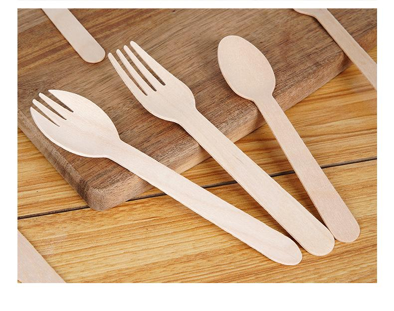 Drveni pribor - Održivi jednokratni štapići, viljuške, kašike za žurke, piknike, roštilje, događaje - Kompostabilni pribor (Velike narudžbine su dobrodošle)