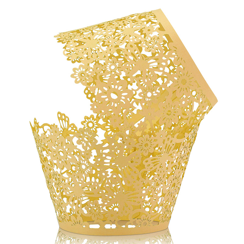 Laserom isečeni omoti za kolačiće sa srčićima, cvetovima, zvezdicama i brojevima/slovima - Pogodni za DIY pečenje, žurke, venčanja, baby shower - Lako isečeni dizajni za dekoraciju i pakovanje