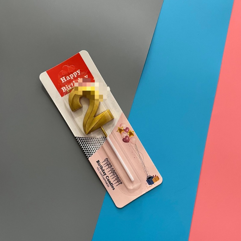 Dijamantna sveća u individualnom pakovanju - Pravi plamen sveće za rođendanske torte, pogodne za upotrebu, vosak (bez) za torte i sveće - Dekoracija za rođendanske zabave
