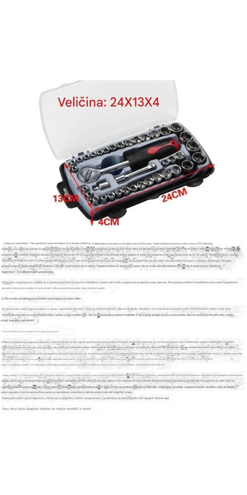 Profesionalni set nasadnih ključeva za popravku automobila i održavanje kuće | Izdržljivo gvožđe