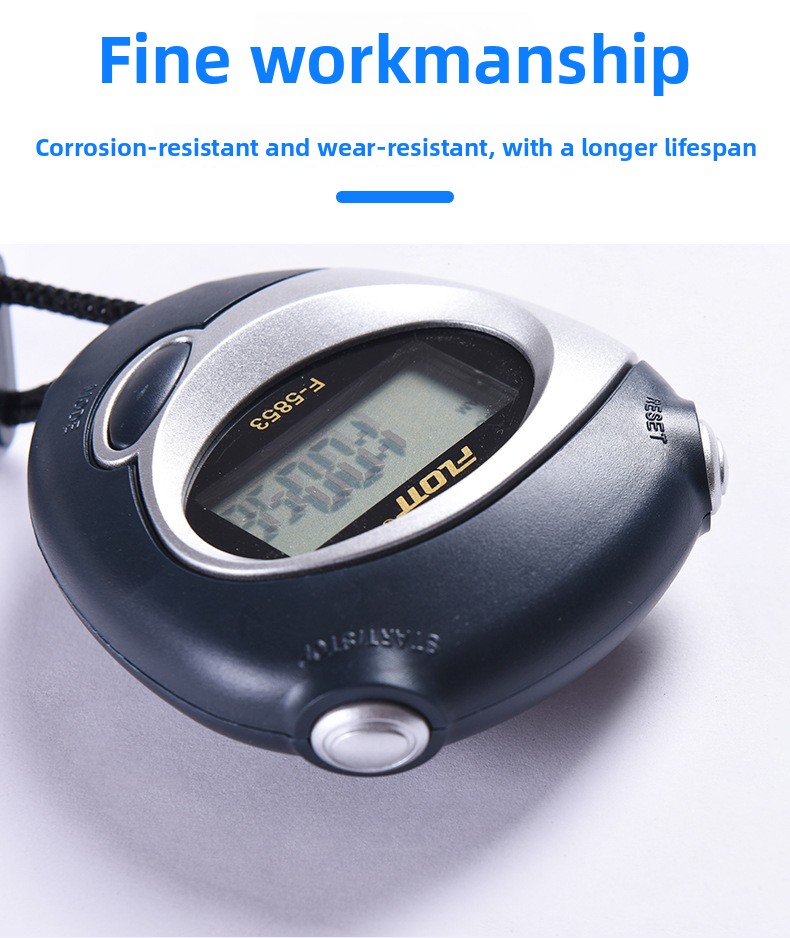Elektronski štoperica za učenike, sport, fitnes trening, takmičenja, profesionalni sudija štoperica F5853