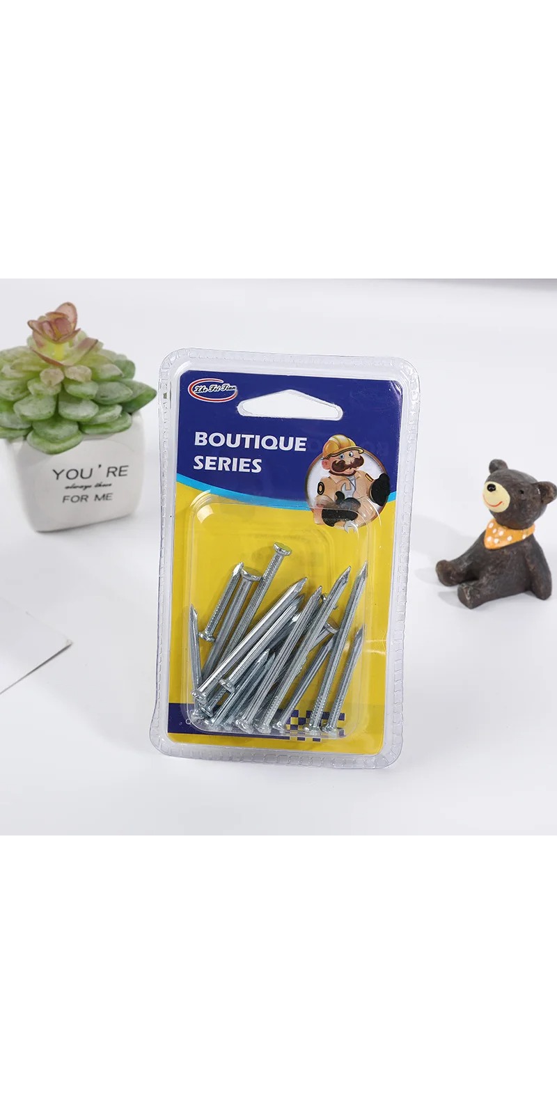 Visokokvalitetni cement i čelični ekseri za ramove za slike i zidne dekoracije | Izdržljiv gvozdeni materijal