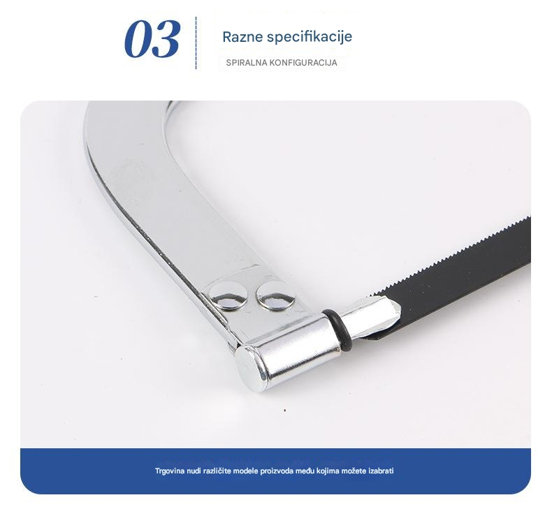 Teška Podesiva Oštrica za Pilu - Nerđajući Metal i Drvo Rezanje sa Podesivim Sistemom Oštrice, Izdržljiva za DIY & - Prenosiva/Piljena po Mjeri Oštrica (Kompatibilna sa Hrastom, Borom)