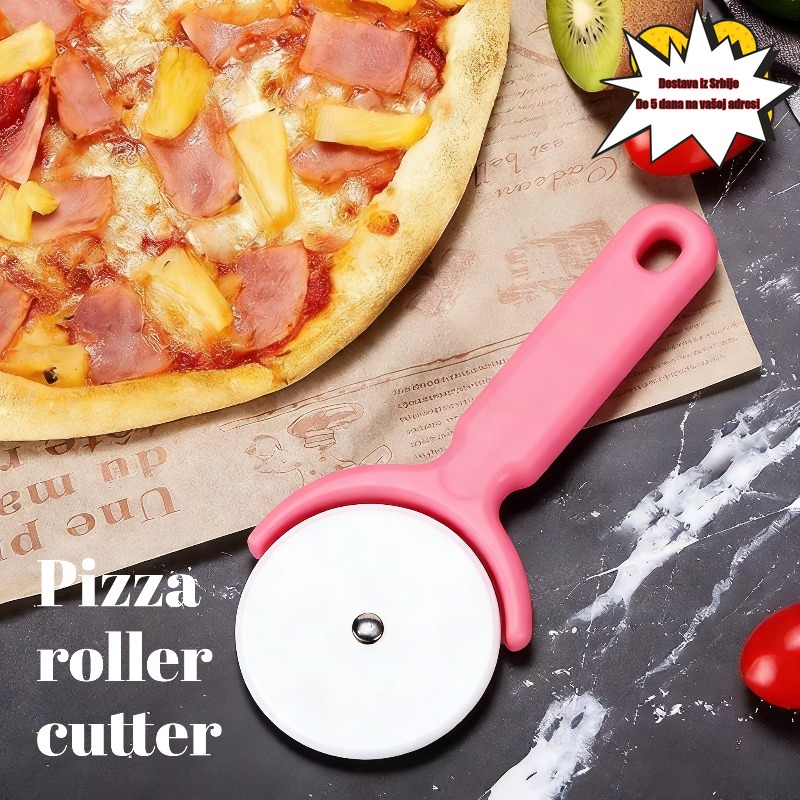 Neophodan za pečenje! Vredan rezač za picu od nerđajućeg čelika, sekač sa točkom, siguran nož za sečenje bez napora, alat za pečenje za kućnu kuhinju