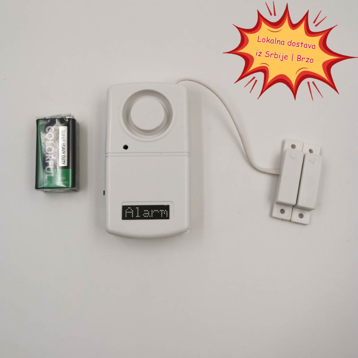 Magnetni alarm za vrata za sprečavanje krađe, sa glasnim zvukom za prozore i vrata kada se otvore