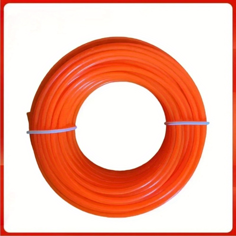 Teška okrugla najlonska trimer linija - Ojačana sečiva konac pogodna za kosilice, samohodne sekače grmlja i linije za navodnjavanje, izdržljiva najlonska žica za profesionalnu i kućnu upotrebu na otvorenom, kompatibilna za opremu za travnjak i sekače grmlja