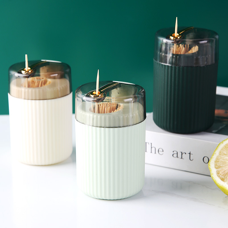 Automatski držač za čačkalice, kreativna posuda za luksuzni dnevni boravak, dozator sa pritiskom za kućnu upotrebu