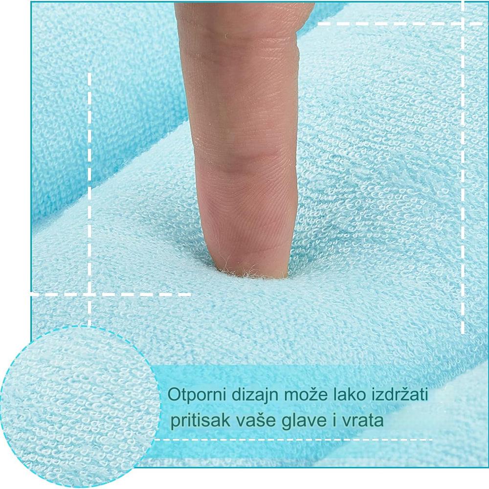 Kućni jastuk za kupanje na naduvavanje, jastuk za kupanje sa usisnim čašicama, jastuk za kadu, jastuk za kupanje, jastuk od PVC-a na naduvavanje od peškira