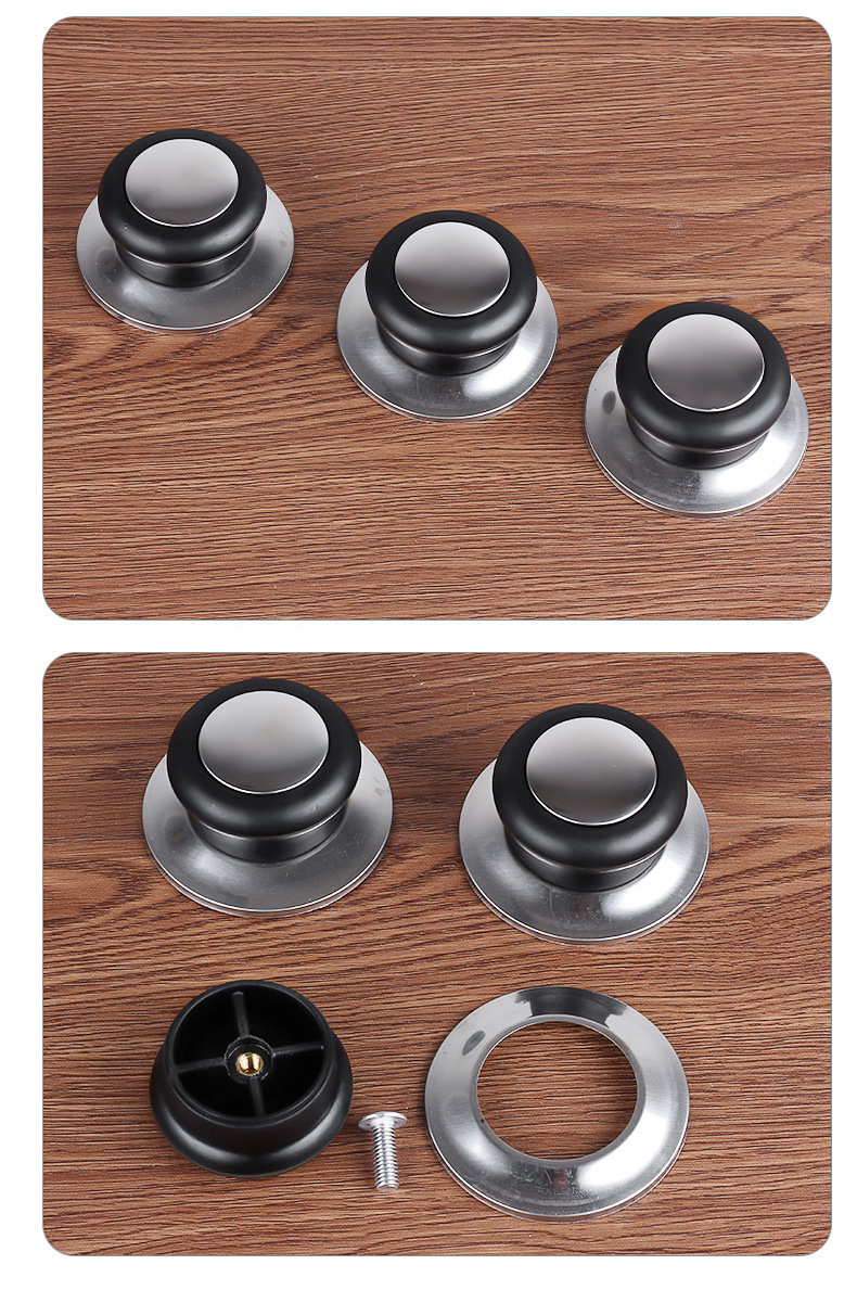 Perle za poklopac od nerđajućeg čelika | Univerzalna ručka za poklopac šerpe sa staklenim poklopcem i dodacima za perle