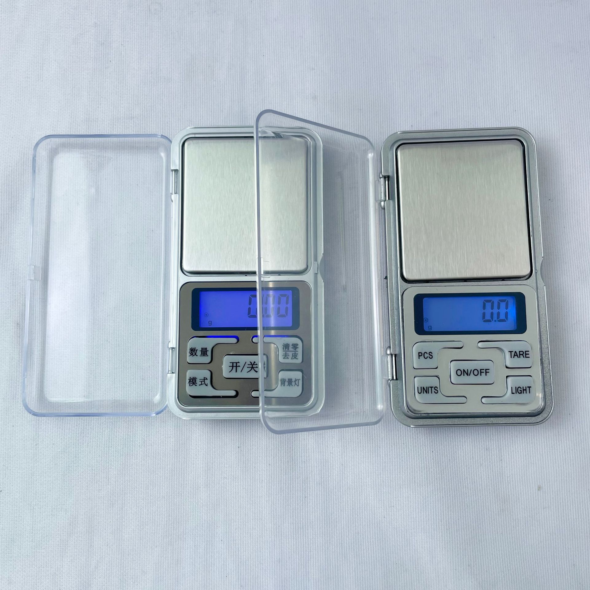 Džepna elektronska vaga kompatibilna za nakit i telefone - Visoko precizna digitalna džepna vaga sa kompaktnim dizajnom, merenje u gramima/karatima za e-trgovinu, laboratorije, putovanja - Prenosiva vaga za pametne telefone i trgovce
