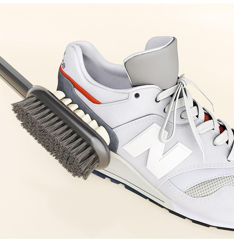 Mekana četka za cipele sa nežnim čekinjama - za osetljivu antilopu, kožne cipele, čizme, odeću i delikatne tkanine - Efikasno uklanjanje mrlja za negu obuće (Kompatibilno sa održavanjem kože i antilope)