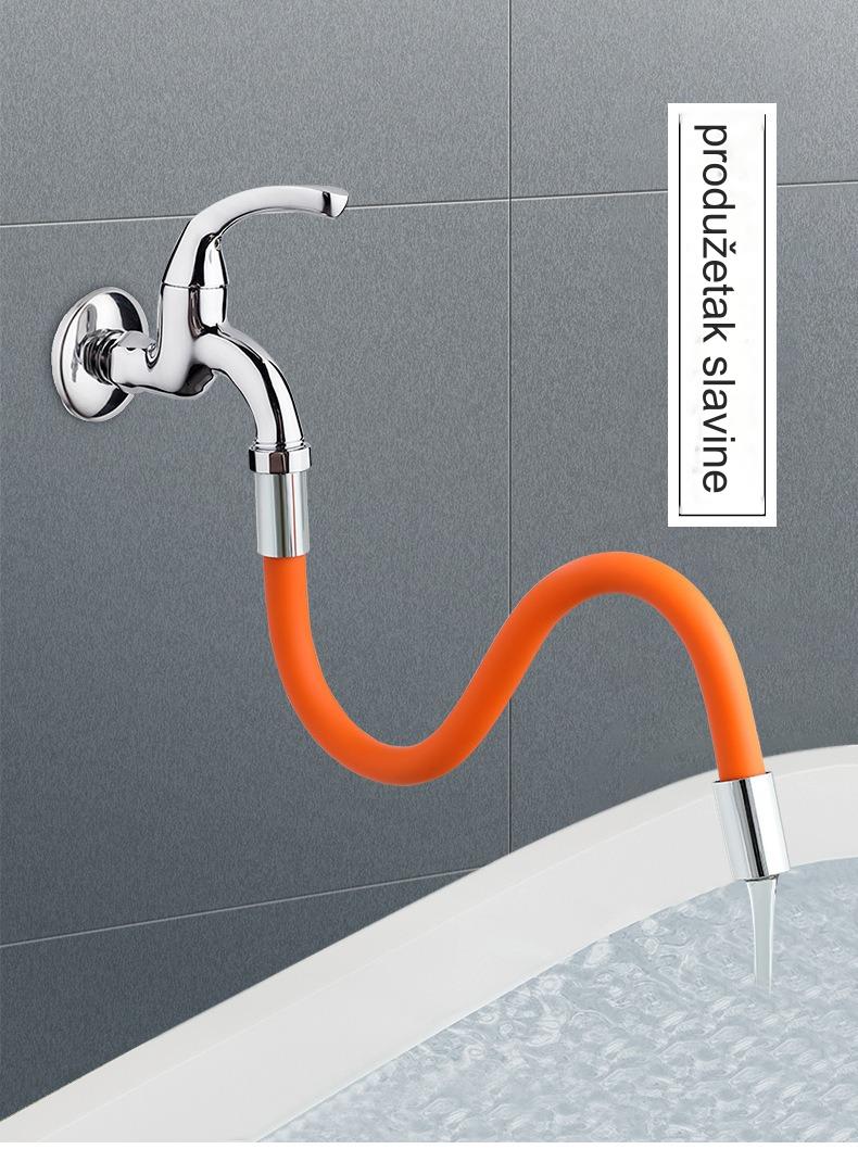 Setovi kupatilskog pribora - Produžetak slavine otporan na prskanje sa univerzalnim filterom, kombinacija kuhinjskog creva za tuširanje, filter za vodu za slavinu u kupatilu, filter za slavinu za vodu, filter za vodu za kupatilo