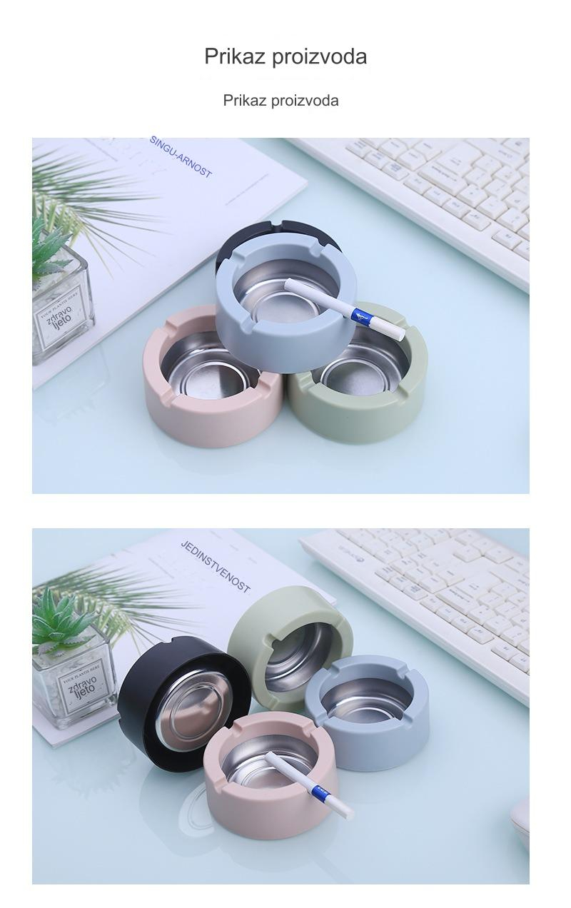 Unikatna pepeljara za cigarete | Veliki kapacitet, personalizovani dizajn, plastični materijal za kućnu i kancelarijsku upotrebu