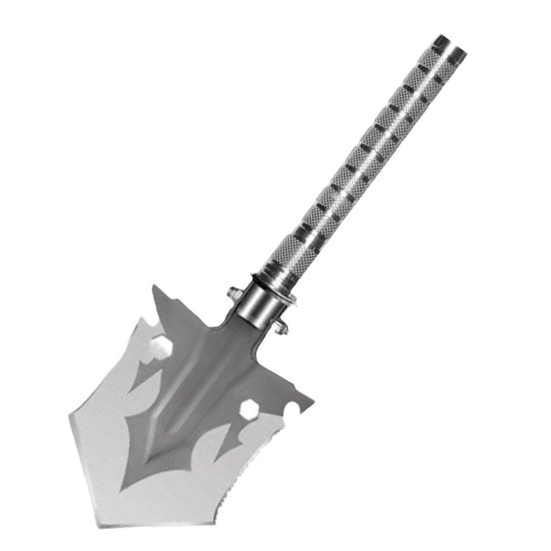 Sklopiva višenamenska inženjerska lopata - Izdržljiva kompaktna lopata pogodna za kampovanje, pecanje, preživljavanje u prirodi, vojnička lopata sa prenosivim kopanjem za S i