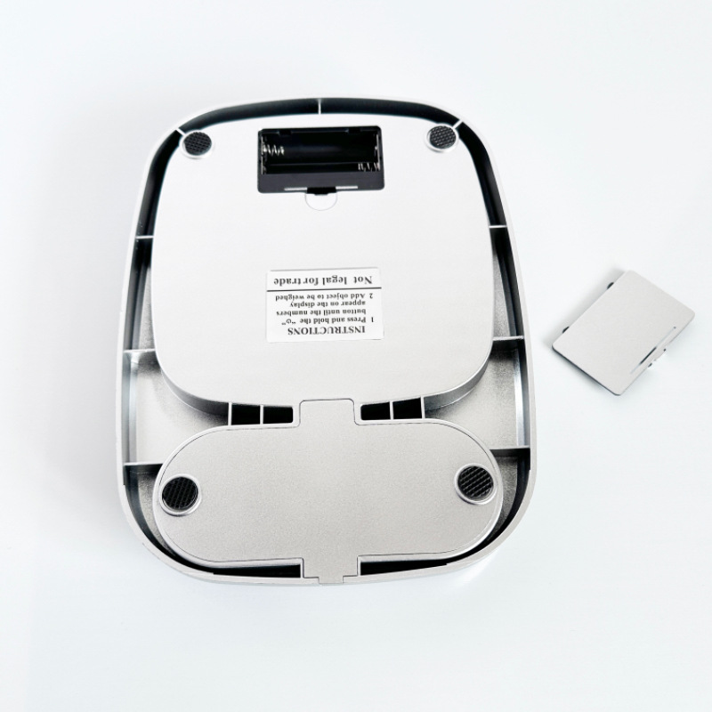 Elektronska kuhinjska vaga od nerđajućeg čelika sa digitalnim displejem i funkcijom tare - Visoko precizna vaga za pečenje, napaja se baterijama (baterije nisu uključene) za precizno merenje hrane, merenje u više jedinica, kompaktan dizajn za kućne i profesionalne kuhinje