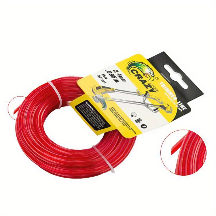 Konopac za košenje trave, fabrika konopca za košenje, novi sirovi materijali za pakovanje suspenziona kartica, najlonski konopac za košenje trave