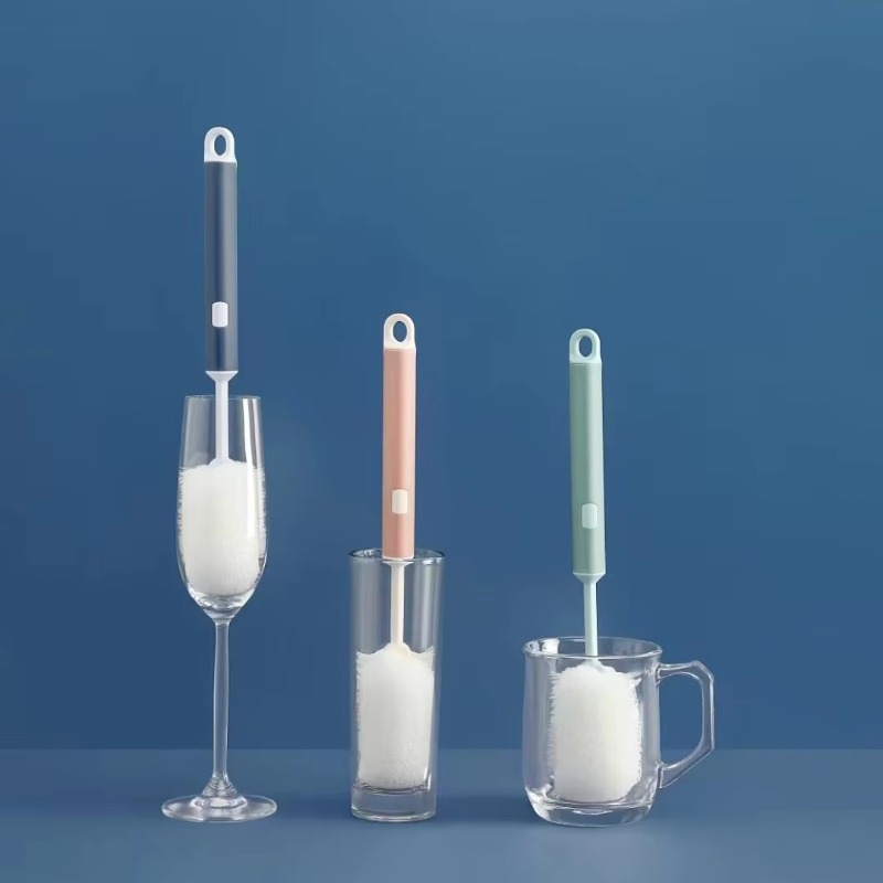 Četka za čaše, Četka za flaše, Četka za vinske čaše | Plastična zamenska glava četke za uklanjanje za termos i čaše za vodu, Nenapunjena