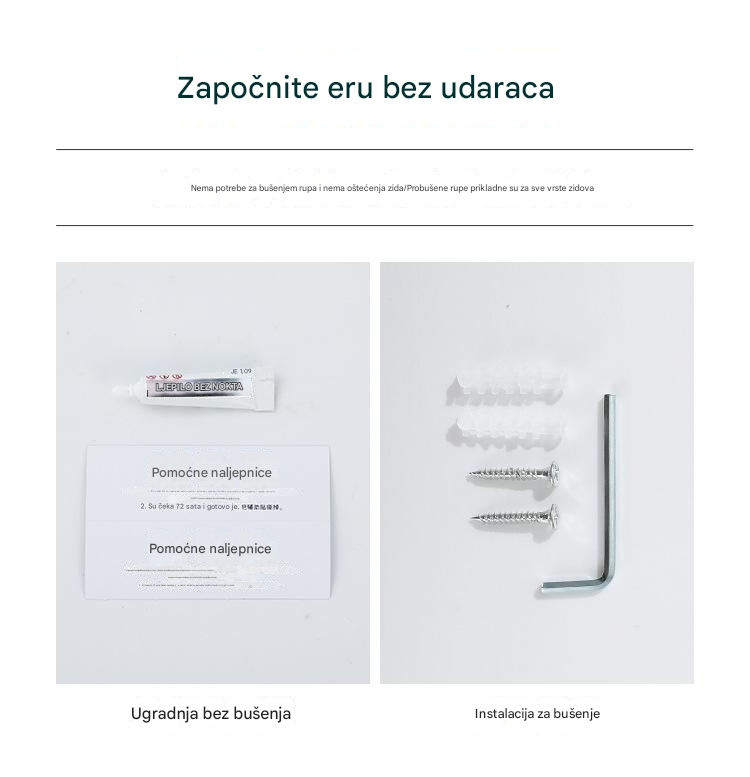 304 Šipka za tuš od nerđajućeg čelika, zidna klizna šipka za kupatilo sa podesivim držačem glave tuša i deljenim nosačem za tuš