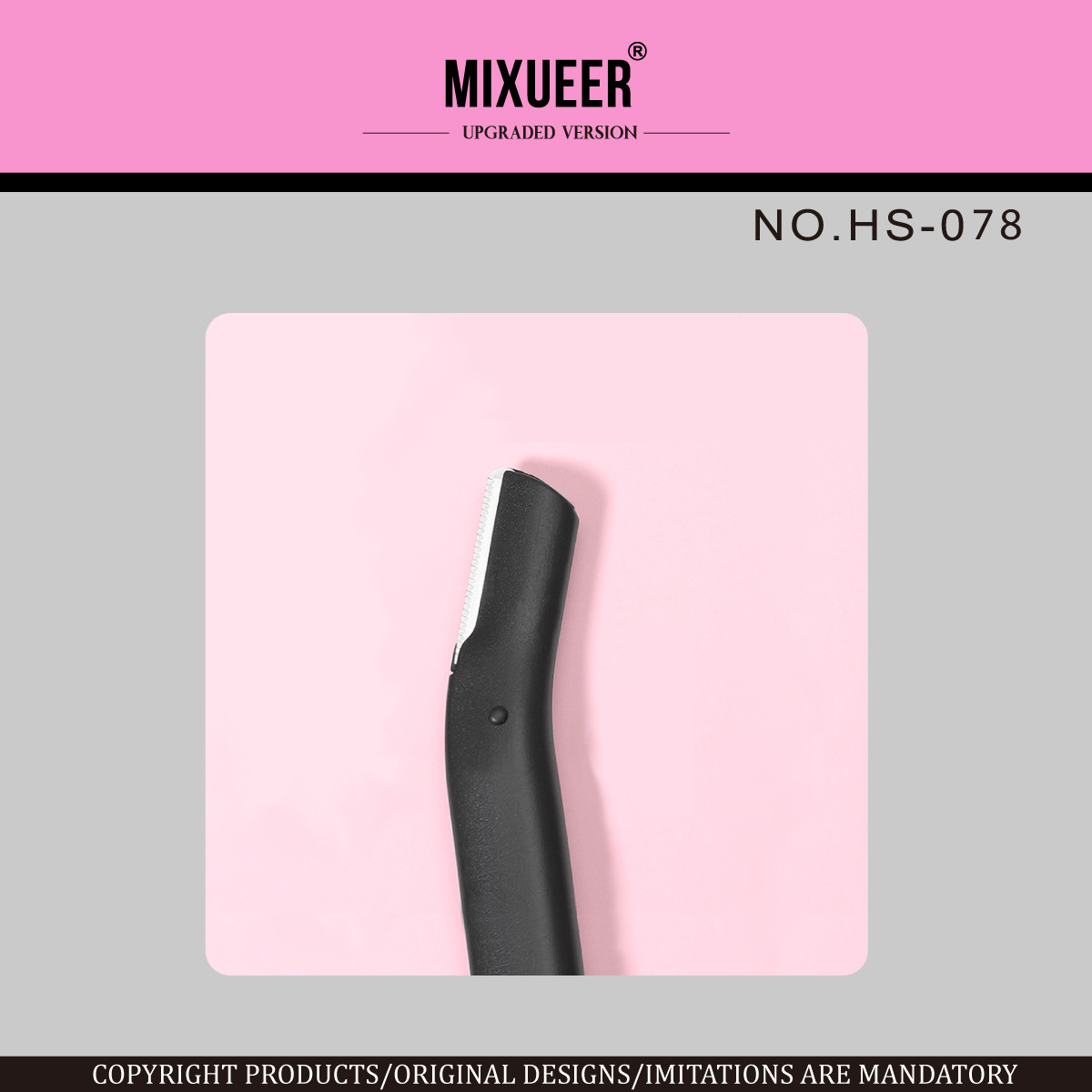 Dvoglave sklopive makaze za obrve - Sigurne, precizne, prenosive, uvlačive makaze za uređivanje obrva