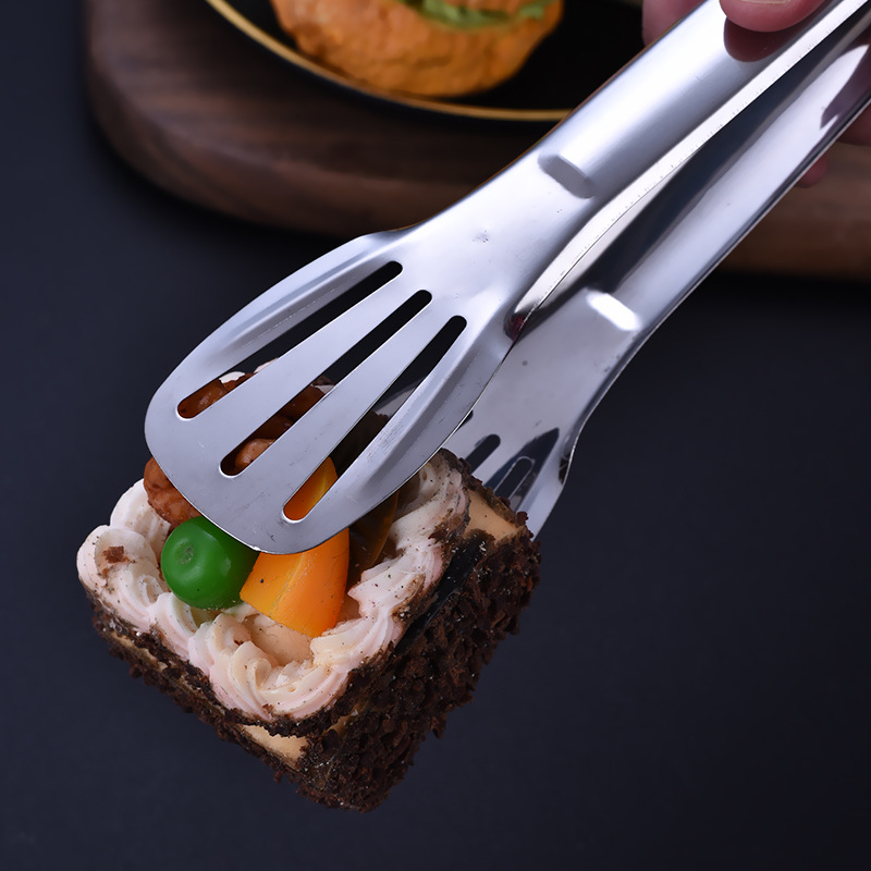 Robusna 304 Nerđajuća Čelična Klip za Hranu - Ojačani Protivopekli Roštilj Klip sa 3-Žičnim Zaključavanjem za BBQ Steak, Serviranje na Švedskom Stolu, Roštiljanje & Piknike - Drži za & Na Otvorenom (Izdržljiva Stezaljka)